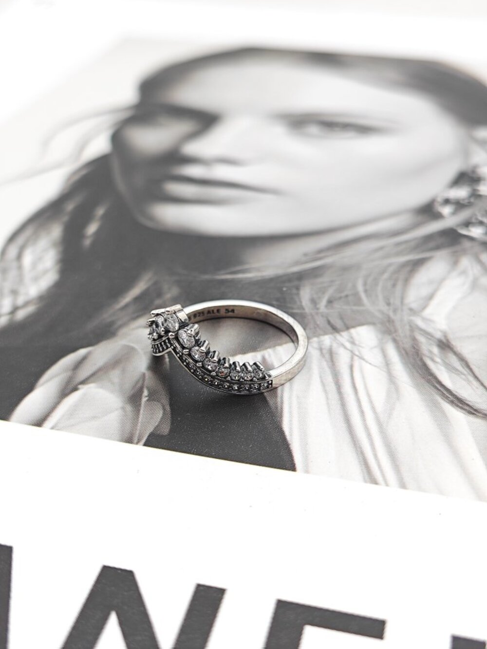 Pandora Princess Wishbone Ring - Picture 7 of 9